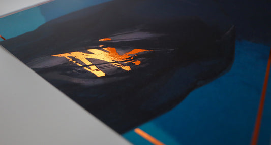 「boy in blue」COPPER FOIL PRINT